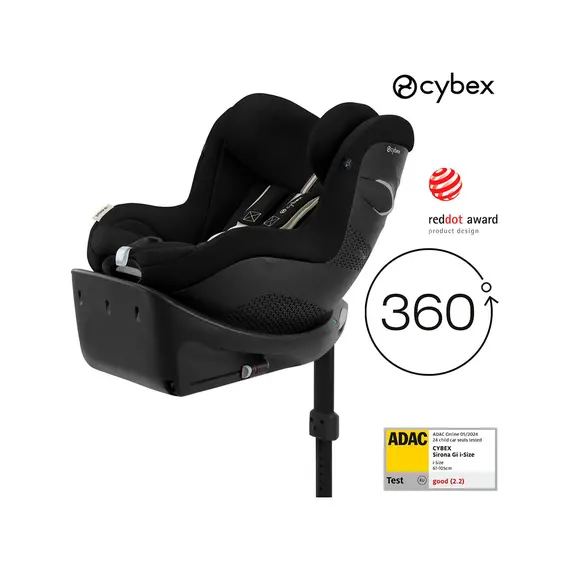 Cybex Sirona Gi Isize Plus (Terletmeyen Özel KUMAŞ)(360 Derece Dönen Isofix Bebek Oto Koltuğu 61-105 cm Yaklaşık  3 Aydan 4 Yaşa)