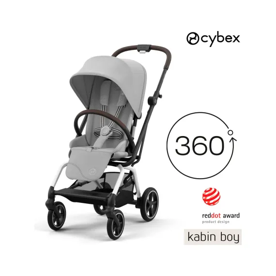 Cybex (Ocak 2025 teslim)  Eezy S Twist+2 (kabin boy 360 derece dönen bebek arabası)