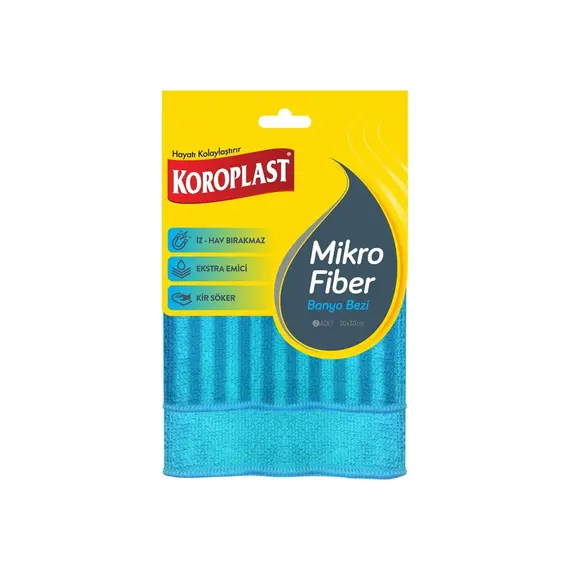 Mikro Fiber Banyo Bezi 2'li