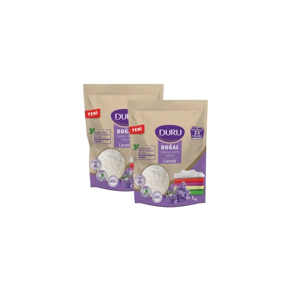 Granül Matik Sabun Lavanta 1 kg x 2 Adet