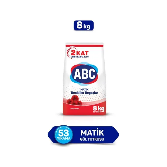 Matik Gül Tutkusu Toz Çamaşir Deterjani 8 kg