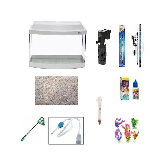 50 cm Lüks Beyaz Bombeli Full Hazır Set