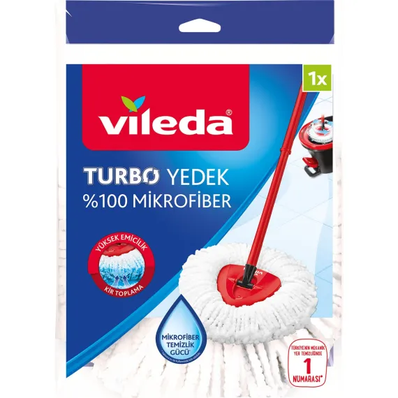 Turbo Üçgen Başlık Mikrofiber Yedek Paspas