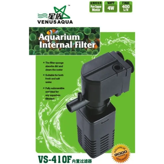 VS-410F Akvaryum Iç Filtre 400 L/h 4W