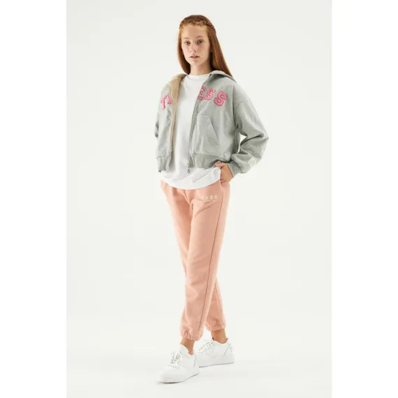 Kız Çocuk Gri Sweatshirt 22PFWTJ4408