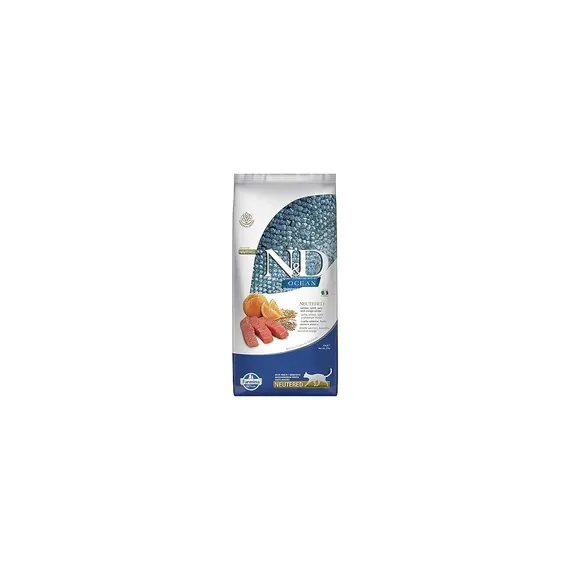 Ocean Düşük Tahıllı Somonlu ve Portakallı Kısırlaştırılmış Kedi Maması 10Kg