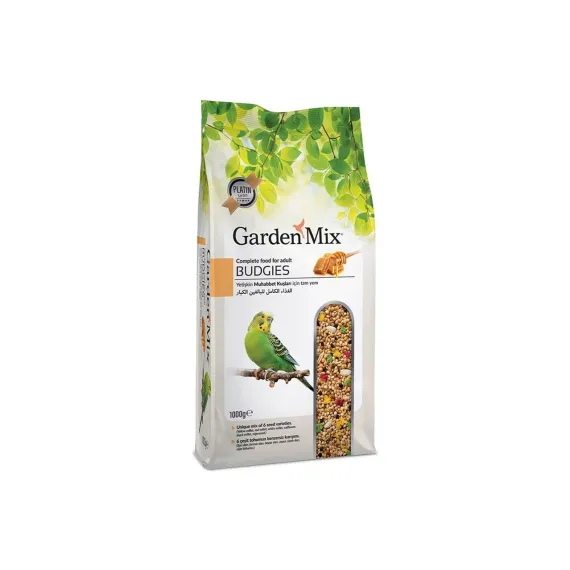 Gardenmix Platin Ballı Muhabbet Kuş Yemi 1Kg
