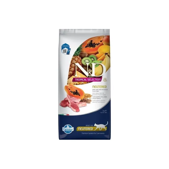 Tropikal Selection Kuzulu Kısırlaştırılmış Yetişkin Kedi Maması 10 Kg