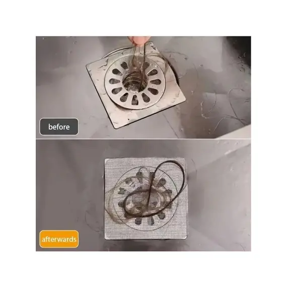 3 Adet Gider Kapatıcı Pislik Tutucu Kendinden Yapışkanlı Banyo Gider Kapağı Çok Amaçlı Çelik Bant