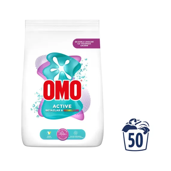 Active Beyazlar & Renkliler Toz Deterjanı 7.5 KG