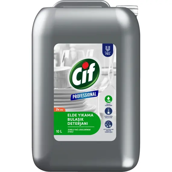 Cif Professional Bulaşık Deterjanı Elde Yıkama 10 lt 2 Adet