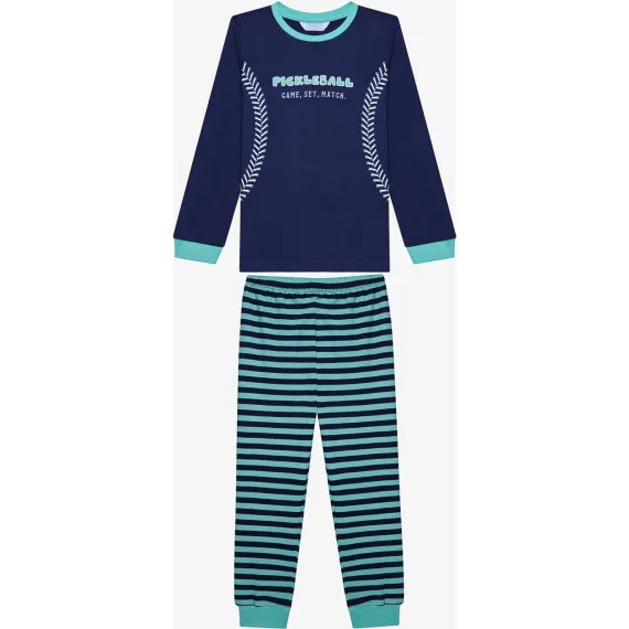 Erkek Çocuk Pickleball Termal Pijama Takımı