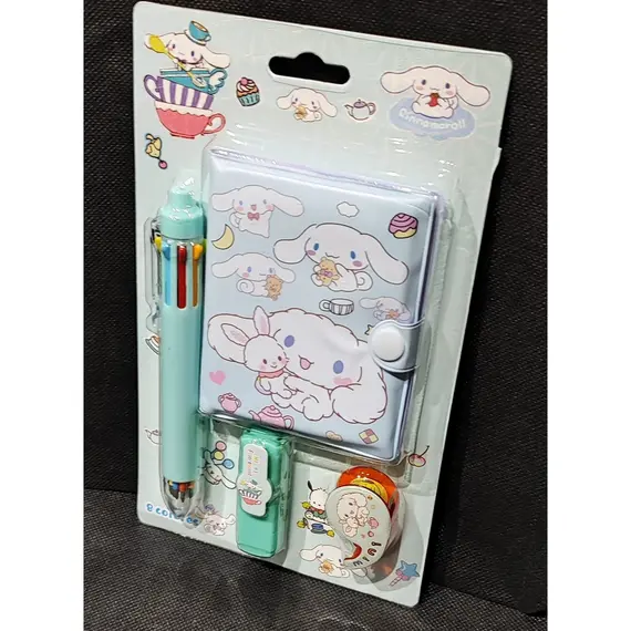 Sanrio Kuromi Figürlü Çok Renkli Kalem Kırtasiye Seti
