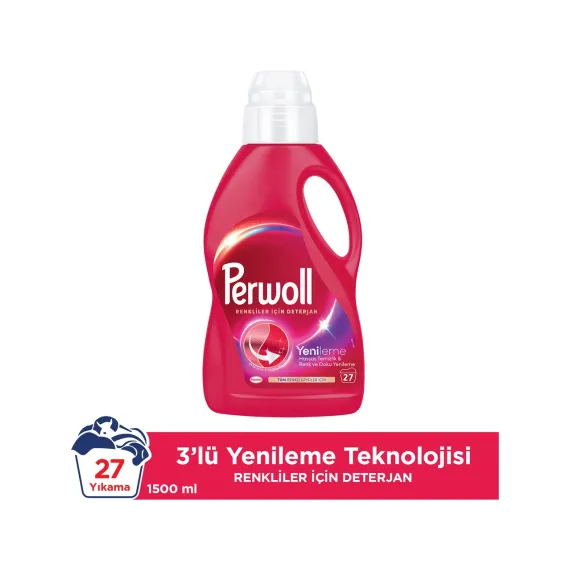 Hassas Bakım Sıvı Çamaşır Deterjanı Renkli Yenileme 1500 ml