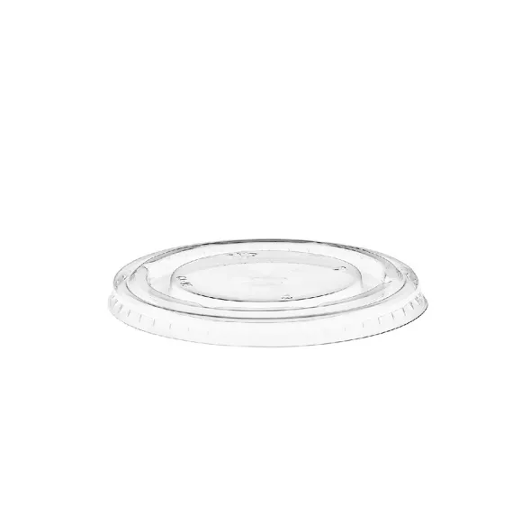 Plastik Bardak Kapağı Deliksiz PET çap 95mm
