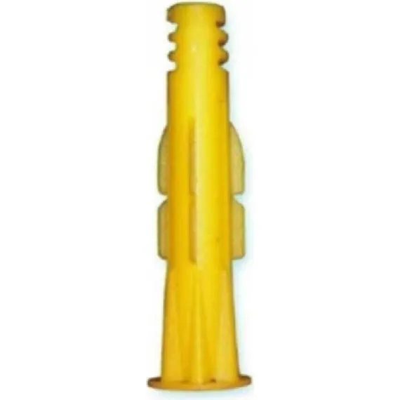 Plastik Roket Dübel 8 Lik (500 Adet) Sarı 8 mm Hırdavat Vida