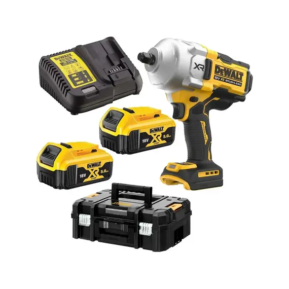 DCF961P2 Kömürsüz 18V 5.0 Ah Çift Akülü 1/2" Somun Sıkma