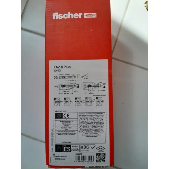 Klipsli Çelik Dübel  Fazıı Plus  10/10   Fisher  -50ADET