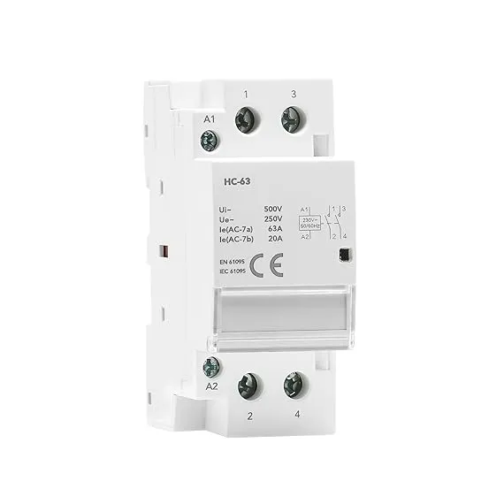 Otomatik AC Kontaktör 2 Kutuplu Evrensel Devre Kontrolü, 3 image