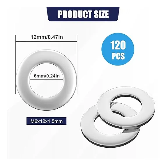 Wegaup 120 Adet M6 Paslanmaz Çelik Somun, 2 image Wegaup 120 Adet M6 Paslanmaz Çelik Somun, 2 image