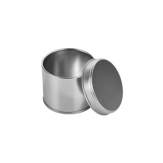 420 Adet Gümüş Yuvarlak Metal Kutu | 73 mm x 60 mm