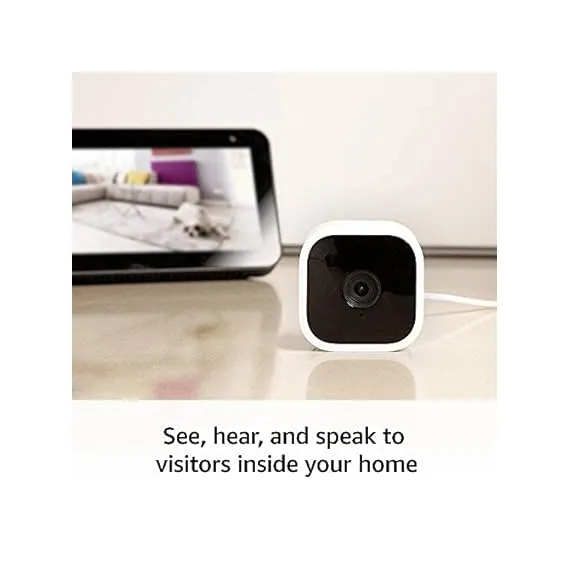 Blink Mini - Kompakt iç mekan takılabilir akıllı güvenlik kamerası, 3 image Blink Mini - Kompakt iç mekan takılabilir akıllı güvenlik kamerası, 3 image