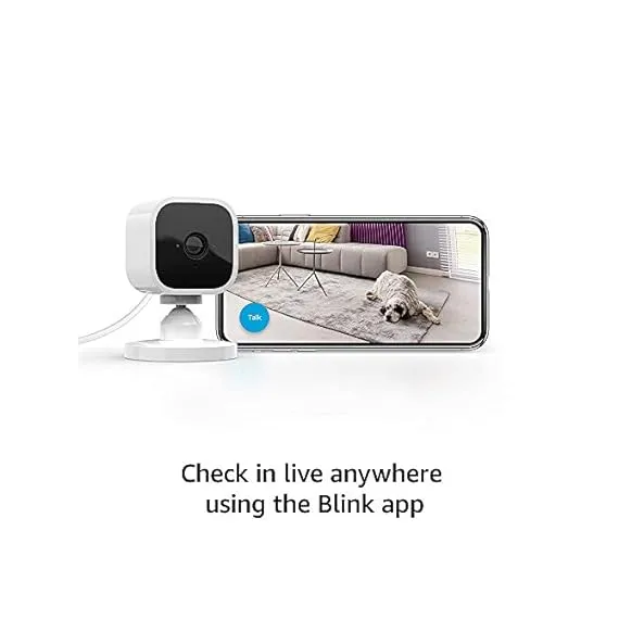 Blink Mini - Kompakt iç mekan takılabilir akıllı güvenlik kamerası, 4 image Blink Mini - Kompakt iç mekan takılabilir akıllı güvenlik kamerası, 4 image