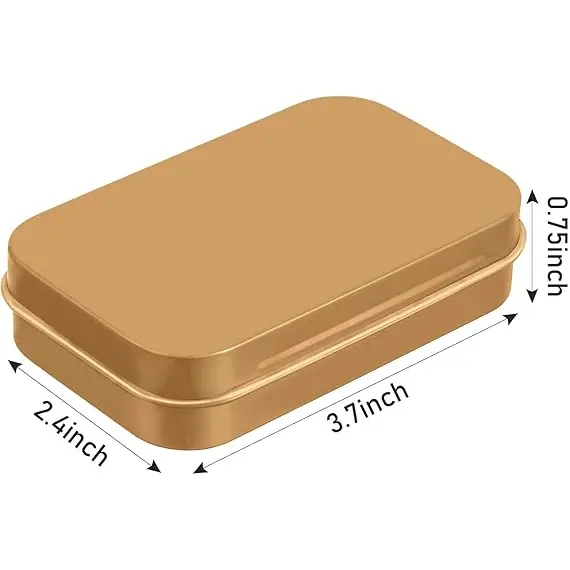 Hulless 6 Adet Metal Menteşeli Teneke Kutu, 2 image Hulless 6 Adet Metal Menteşeli Teneke Kutu, 2 image
