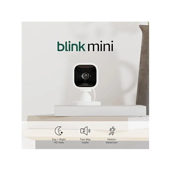 Blink Mini - Kompakt iç mekan takılabilir akıllı güvenlik kamerası