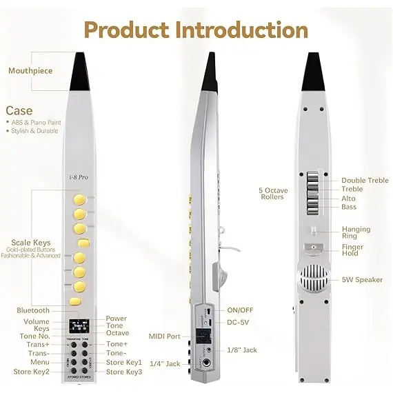 INGPARTNER  Bluetooth'lu Dijital Flüt, 3 image INGPARTNER  Bluetooth'lu Dijital Flüt, 3 image