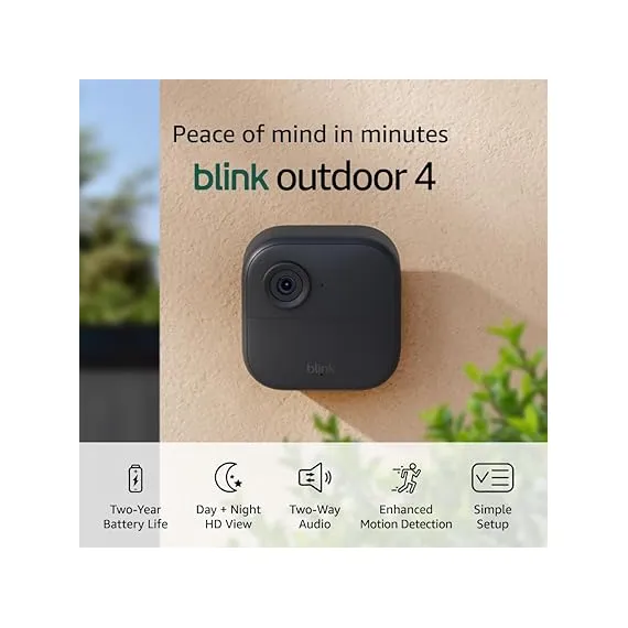 Blink Outdoor 4 Kablosuz akıllı güvenlik kamerası