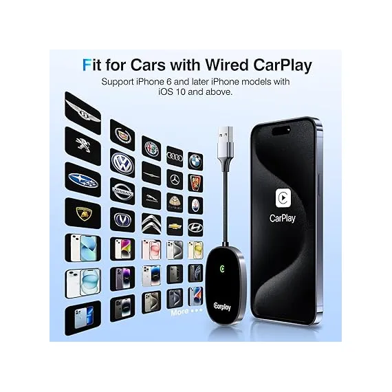 JUNELEKTRIK Kablosuz CarPlay Adaptörü, 6 image JUNELEKTRIK Kablosuz CarPlay Adaptörü, 6 image