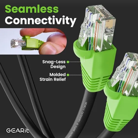GearIT 10Gpbs Aktarım Hızlı İnternet Kablosu, 5 image GearIT 10Gpbs Aktarım Hızlı İnternet Kablosu, 5 image