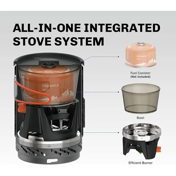 Fire-Maple "Fixed Star 1" Sırt Çantalı Seyahat ve Kamp Sobası Sistemi, 2 image Fire-Maple "Fixed Star 1" Sırt Çantalı Seyahat ve Kamp Sobası Sistemi, 2 image