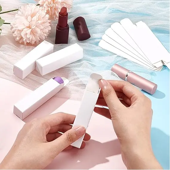 BENECREAT 50'li Paket Beyaz Ruj Kılıfı, 3 image BENECREAT 50'li Paket Beyaz Ruj Kılıfı, 3 image