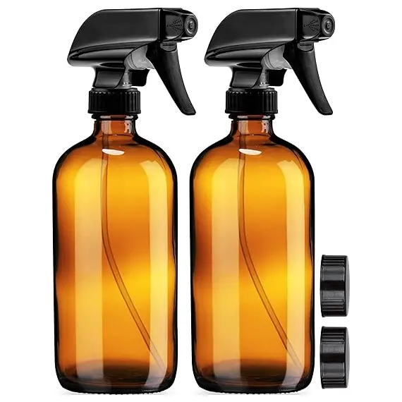 Sally's Organics 2'li Boş Amber Cam Sprey Şişeleri