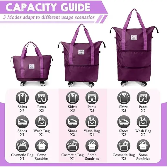 Tekerlekli Ranslen Seyahat Çantası, 2 image