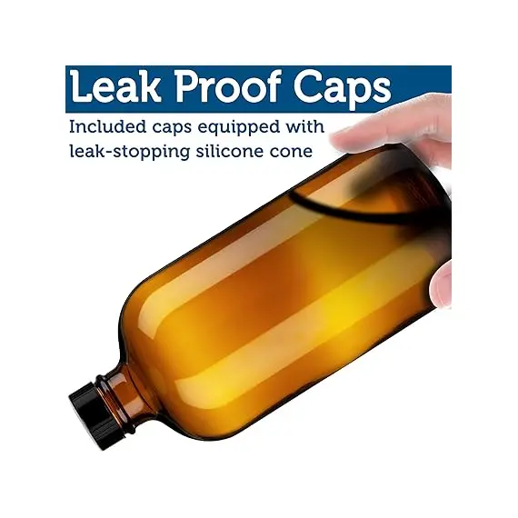 Sally's Organics 2'li Boş Amber Cam Sprey Şişeleri, 5 image Sally's Organics 2'li Boş Amber Cam Sprey Şişeleri, 5 image