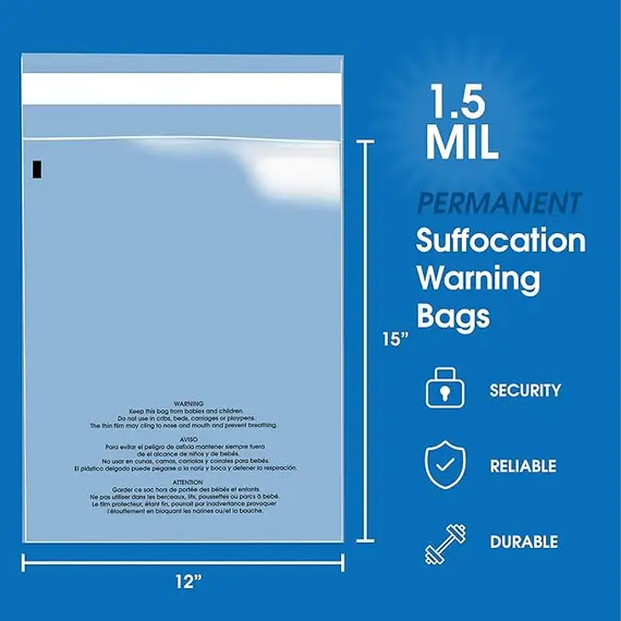 SPARTAN ENDÜSTRİYEL 500 Adet 12" X 15" Ambalaj ve Giysiler için Ambalaj, 2 image SPARTAN ENDÜSTRİYEL 500 Adet 12" X 15" Ambalaj ve Giysiler için Ambalaj, 2 image