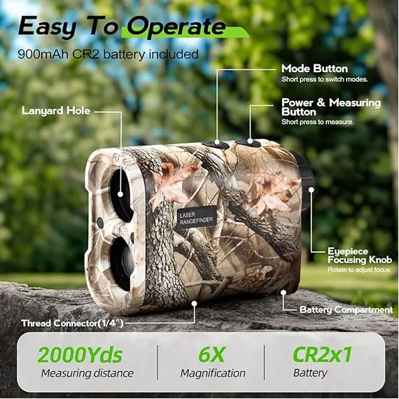 LuyFuitre Açı Telafisi ile Yay Avcılığı için Telemetre, 2 image LuyFuitre Açı Telafisi ile Yay Avcılığı için Telemetre, 2 image