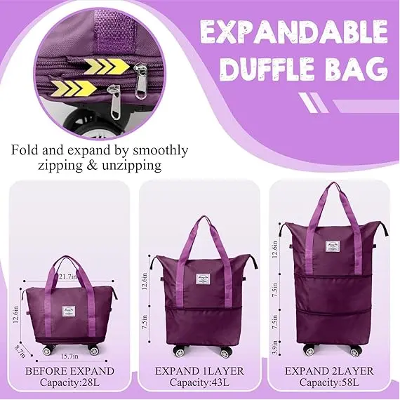 Tekerlekli Ranslen Seyahat Çantası, 3 image