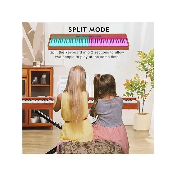 Mustar Yeni Başlayanlar İçin Dijital 88 Tuşlu Piyano, 2 image Mustar Yeni Başlayanlar İçin Dijital 88 Tuşlu Piyano, 2 image