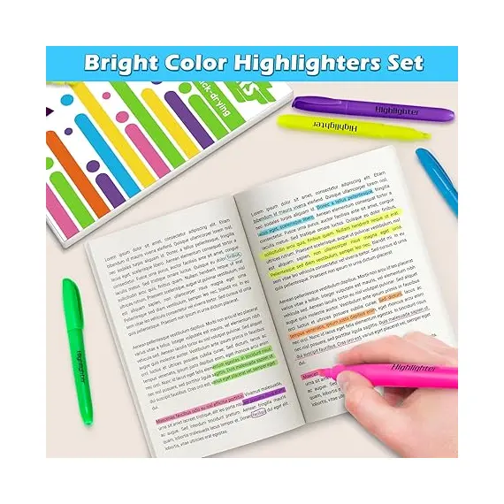 V-Opitos 6 Çeşitli Renkte 30 Paket Vurgulayıcılar, 2 image