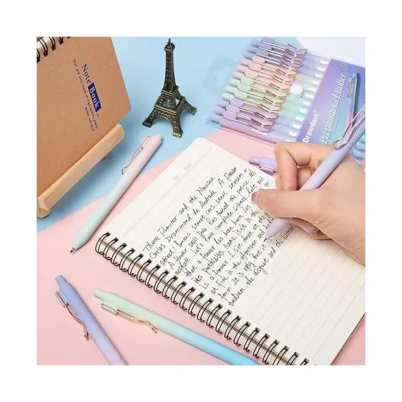 Jel Kalemler, 12 Adet Pürüzsüz Yazma Kalemleri Sızdırmaz ve Lekelenmez, 2 image