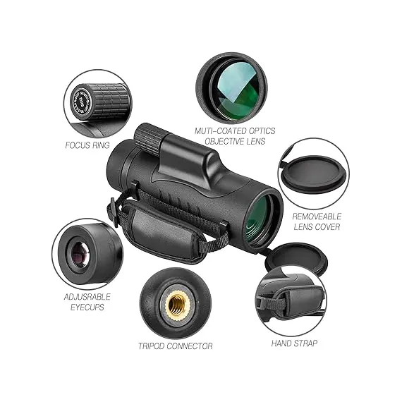 FEEMIC x42 Monokülerler Kapsam Kompakt Su Geçirmez Monoküler Teleskop, 2 image FEEMIC x42 Monokülerler Kapsam Kompakt Su Geçirmez Monoküler Teleskop, 2 image