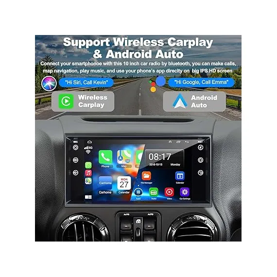Dodge Challenger (2008-2014), Dodge Avenger (2008-2014) için Araba Teybi, 7 "HD Dokunmatik Araba Radyosu - Android 12 Sistemi, Kablosuz CarPlay ve Android Auto, GPS Navigasyon ve Bluetooth, 2GB + 32GB, 3 image Dodge Challenger (2008-2014), Dodge Avenger (2008-2014) için Araba Teybi, 7 "HD Dokunmatik Araba Radyosu - Android 12 Sistemi, Kablosuz CarPlay ve Android Auto, GPS Navigasyon ve Bluetooth, 2GB + 32GB, 3 image