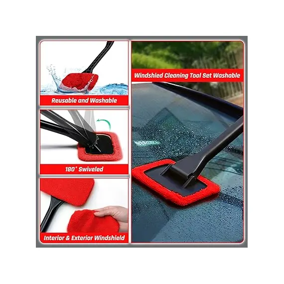 Fortuning 37 Parça Detaylı Araba Temizlik Seti, Renk: Kırmızı, 4 image Fortuning 37 Parça Detaylı Araba Temizlik Seti, Renk: Kırmızı, 4 image