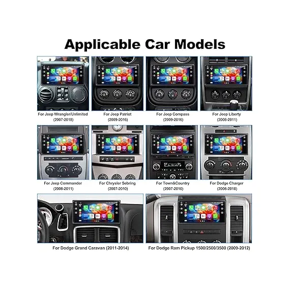 Dodge Challenger (2008-2014), Dodge Avenger (2008-2014) için Araba Teybi, 7 "HD Dokunmatik Araba Radyosu - Android 12 Sistemi, Kablosuz CarPlay ve Android Auto, GPS Navigasyon ve Bluetooth, 2GB + 32GB, 2 image Dodge Challenger (2008-2014), Dodge Avenger (2008-2014) için Araba Teybi, 7 "HD Dokunmatik Araba Radyosu - Android 12 Sistemi, Kablosuz CarPlay ve Android Auto, GPS Navigasyon ve Bluetooth, 2GB + 32GB, 2 image
