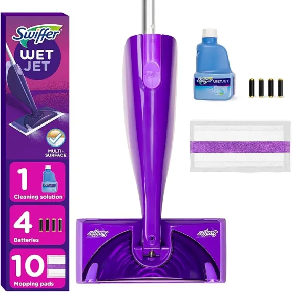 Swiffer WetJet Sert Ahşap ve Zemin Sprey Paspas Temizleyici Başlangıç ​​Seti