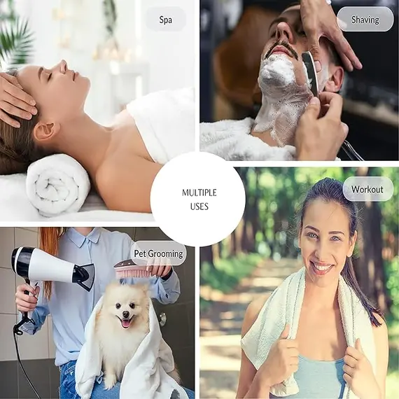 Gold Tekstil 84'lü Ekonomik Beyaz Banyo Havlusu, 4 image Gold Tekstil 84'lü Ekonomik Beyaz Banyo Havlusu, 4 image